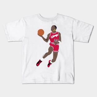 Michael Jordan 1985 Dunk Contest Kids T-Shirt